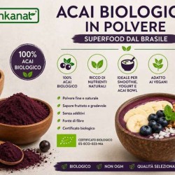 Acai Biologico in Polvere – Superfood dal Brasile
