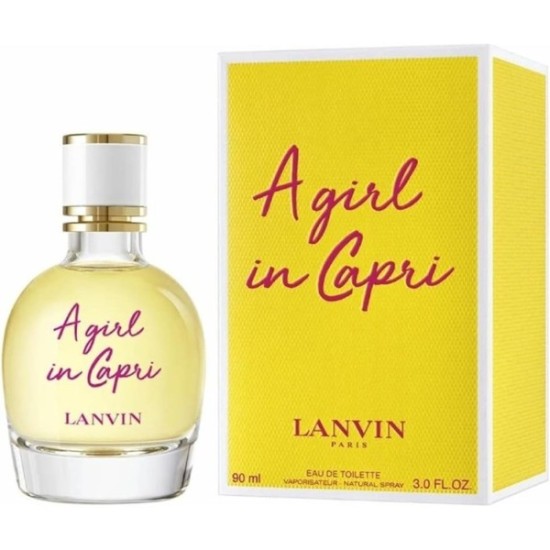 A Girl in Capri Lanvin Paris Eau de Toilette 90 ml – Profumo femminile fresco A Girl in Capri Lanvin Paris Eau de Toilette 90 ml – Profumo femminile fresco