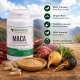 Maca Tricolore Peruviana Gelatinizzata 120 Capsule Erbologica Amazonas Andes integratore naturale in capsule con maca nera rossa e gialla origine Perù.