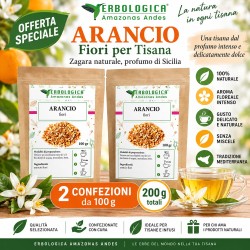 Fiori d’Arancio per Tisana 2 x 100 g – Formato Convenienza Zagara