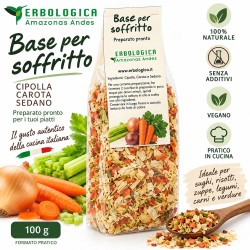 Base per Soffritto Essiccato – Cipolla Carota e Sedano 100 g Base per Soffritto Essiccato – Cipolla Carota e Sedano 100 g