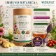 Immuno Botanica Premium con Rosa Canina, Echinacea, Zenzero, Melissa e Sambuco - Infuso botanico confezionato a mano in Italia