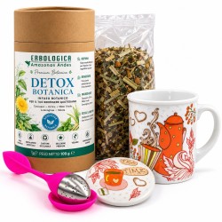 Kit Regalo Tisana Detox Botanica con Tisaniera e Infusore – Idea Regalo Natale