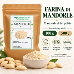 Farina di mandorle pelate
