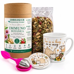 Kit Regalo Immuno Botanica con Tisaniera e Infusore – Tisana 100 g