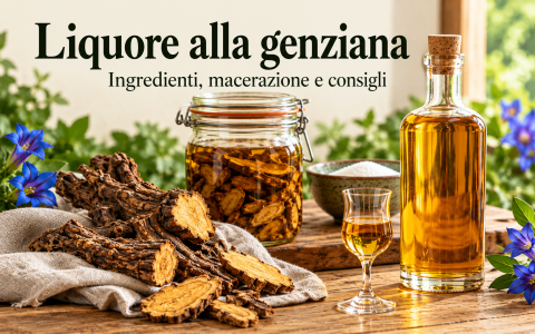 Liquore alla genziana fatto in casa: ingredienti, macerazione e consigli