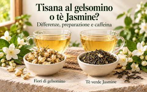 Tisana al gelsomino e tè Jasmine: differenze, preparazione e caffeina