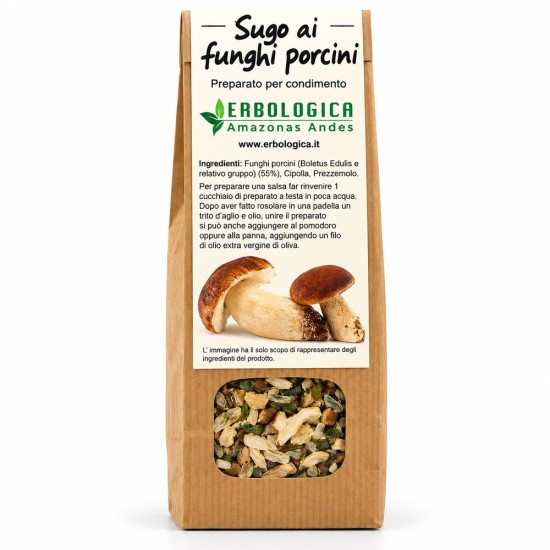Sugo Disidratato ai Funghi Porcini 100 g | Preparato Naturale per Pasta, Polenta e Risotti Sugo Disidratato ai Funghi Porcini 100 g | Preparato Naturale per Pasta, Polenta e Risotti