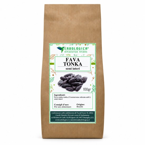 Fava Tonka Semi Interi 100 g - Erbologica Semi interi di Fava Tonka 100 g Erbologica Amazonas Andes