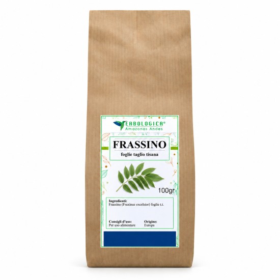 Confezione di Frassino Foglie Tisana 100 g Erbologica Amazonas Andes