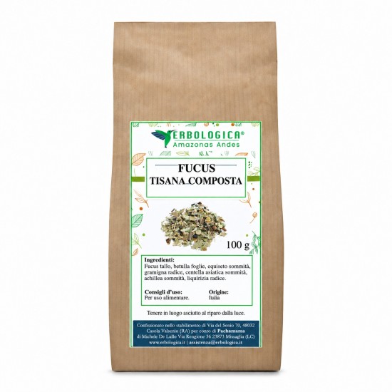 Fucus Tisana Composta 100g - Erbologica Amazonas Andes Fucus tisana composta 100g in confezione Erbologica Amazonas Andes