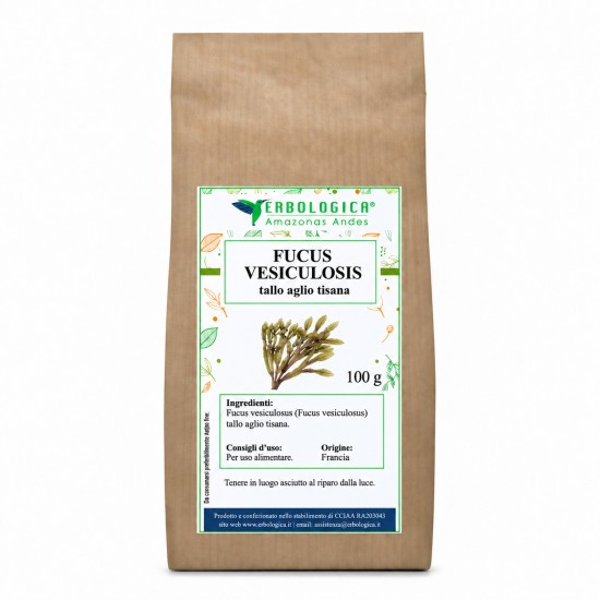 Fucus Alga Tisana 100g - Erbologica Amazonas Andes Fucus alga tisana 100g in confezione Erbologica Amazonas Andes