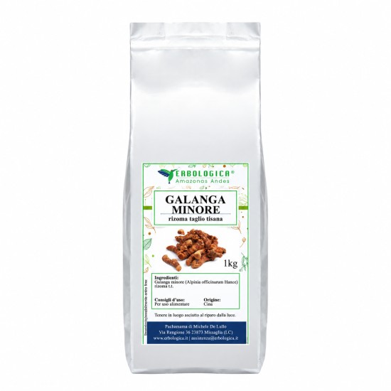 Galanga Radice Taglio Tisana 1kg - Erbologica Amazonas Andes Confezione Galanga radice taglio tisana 1kg Erbologica Amazonas Andes
