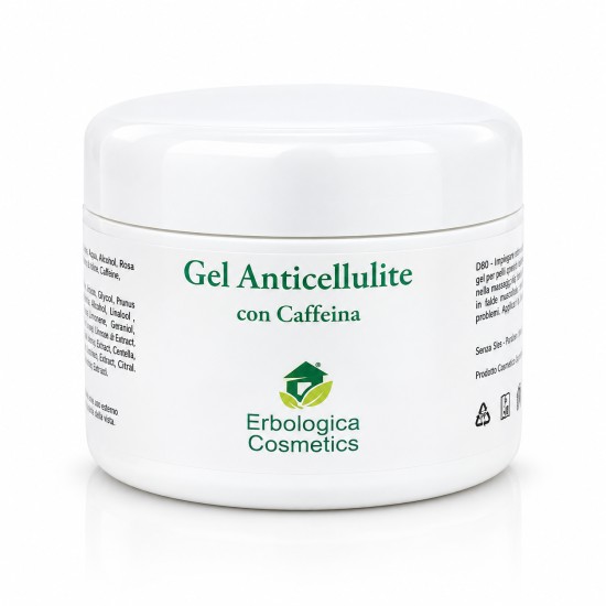 Gel Anticellulite alla Caffeina 250 ml – Formula Naturale Gel anticellulite alla caffeina 250 ml con formula naturale, cosmetico per il trattamento e massaggio delle zone interessate