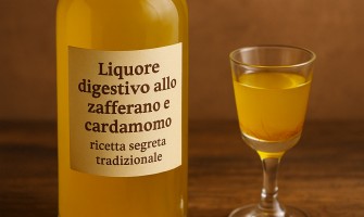 Liquore digestivo allo zafferano e cardamomo ricetta segreta tradizionale