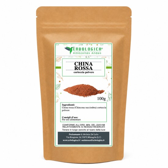 China rossa corteccia polvere