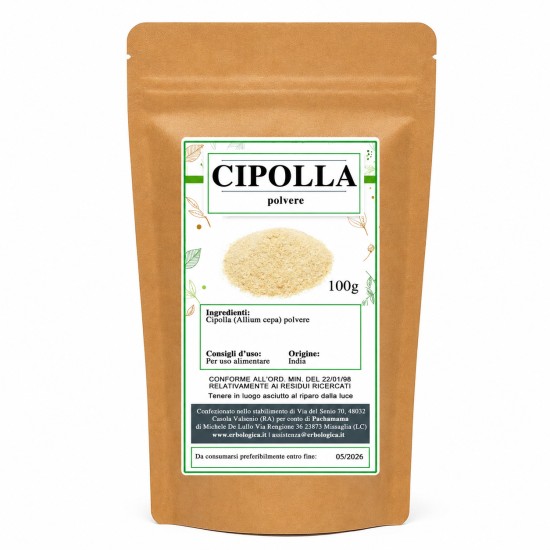 Cipolla in Polvere 100 g Erbologica Amazonas Andes Cipolla in polvere alimentare 100 g Erbologica Amazonas Andes
