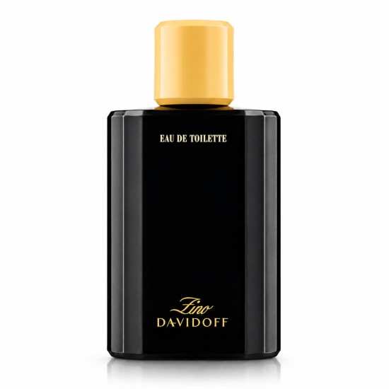Flacone Davidoff Zino Eau de Toilette Uomo Spray 125 ml Flacone originale Davidoff Zino Eau de Toilette Spray 125 ml da uomo su sfondo bianco
