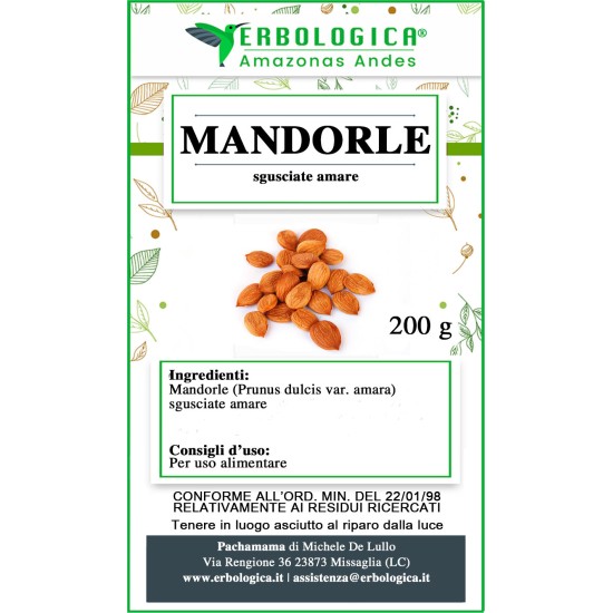 Mandorle sgusciate amare