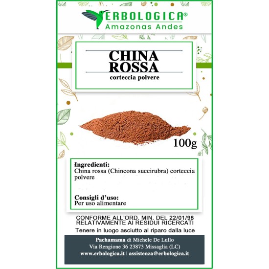 China rossa corteccia polvere China rossa corteccia polvere