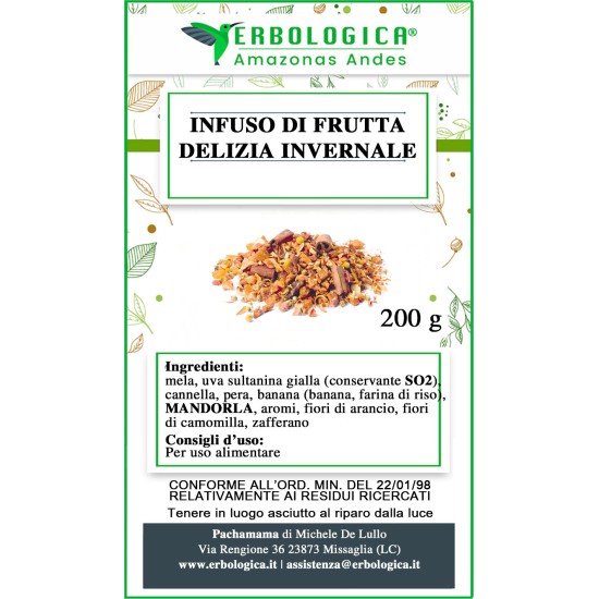 Infuso di frutta delizia invernale
