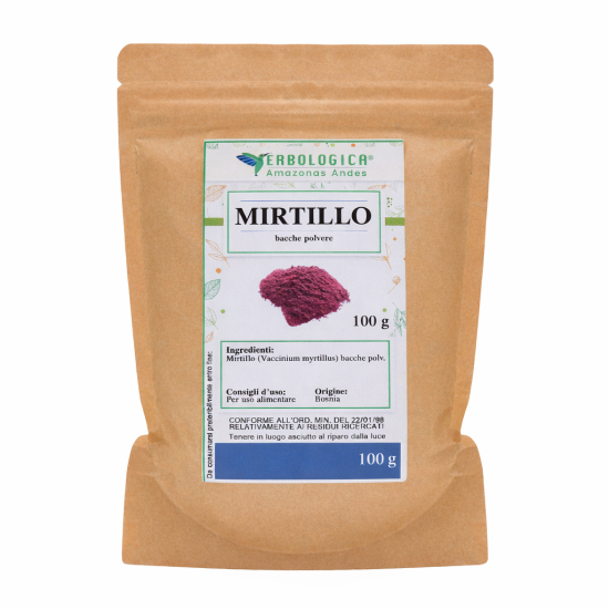 Mirtillo nero in polvere