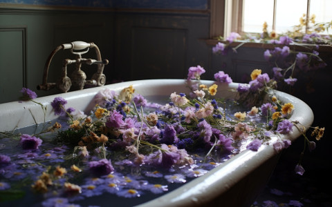 Bagno rilassante con lavanda e melissa