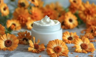 Maschera viso lenitiva con malva e calendula Maschera viso lenitiva con malva e calendula