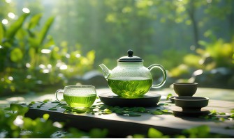 Te verde gunpowder energia naturale e aromi intensi dalle foglie arrotolate