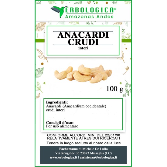 Anacardi crudi naturali Anacardi crudi naturali