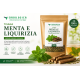 Tisana menta e liquirizia naturale 100 g infuso rinfrescante