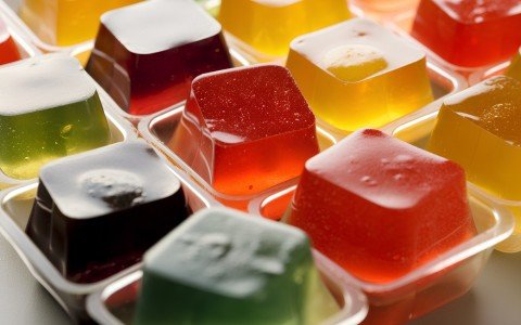 Gelatine solide a base di erbe