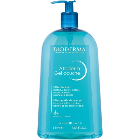 Bioderma Atoderm gel douche 1 litro per tutti tipi di pelle Bioderma Atoderm gel douche 1 litro per tutti tipi di pelle