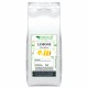 Limone Bucce Polvere 1kg Erbologica Amazonas Andes Sacco Argentato Sacco argentato da 1kg di Limone (Citrus limon) bucce polvere Erbologica Amazonas Andes con etichetta illustrata e scorza di limone su sfondo bianco.