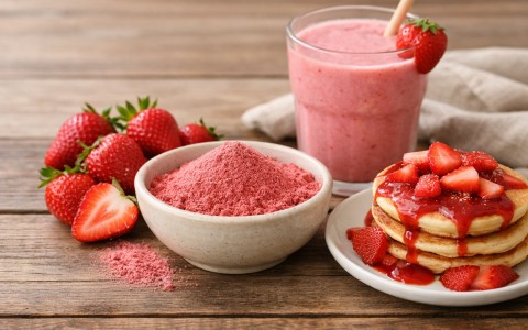 Fragola in polvere in cucina ricette dolci bevande e infusi