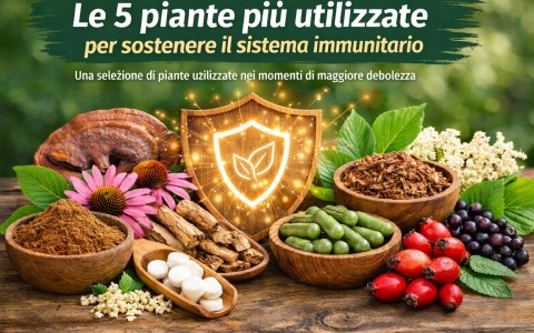 Le 5 piante più utilizzate per sostenere il sistema immunitario