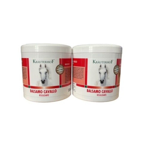 Krauterhof balsamo cavallo rosso 2x500 gel balsamo cavallo scaldante forte Krauterhof balsamo cavallo rosso 2x500 gel balsamo cavallo scaldante forte