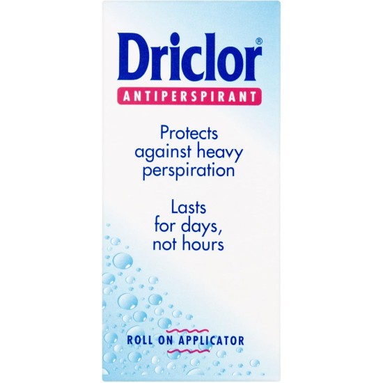 Driclor antitraspirante con applicatore roll-on 20 ml Driclor antitraspirante con applicatore roll-on 20 ml