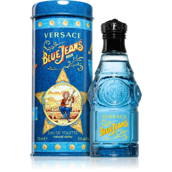 Versace Blue Jeans Man Eau De Toilette Natural Spray  75 ml Versace Blue Jeans Man Eau De Toilette Natural Spray  75 ml