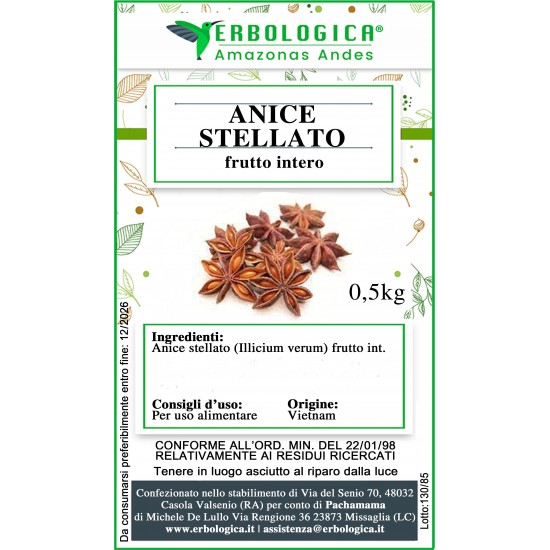 Anice stellato frutti interi Anice stellato frutti interi