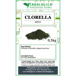 Clorella in polvere microalga naturale ricca di nutrienti