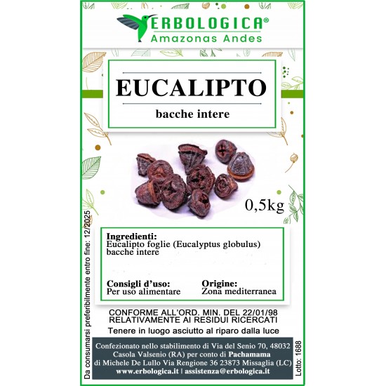 Eucalyptus berries herbal tea 500 grams Eucalyptus berries herbal tea 500 grams