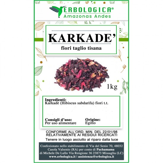 Karkadè flowers herbal tea 1 kg pack Karkadè flowers herbal tea 1 kg pack