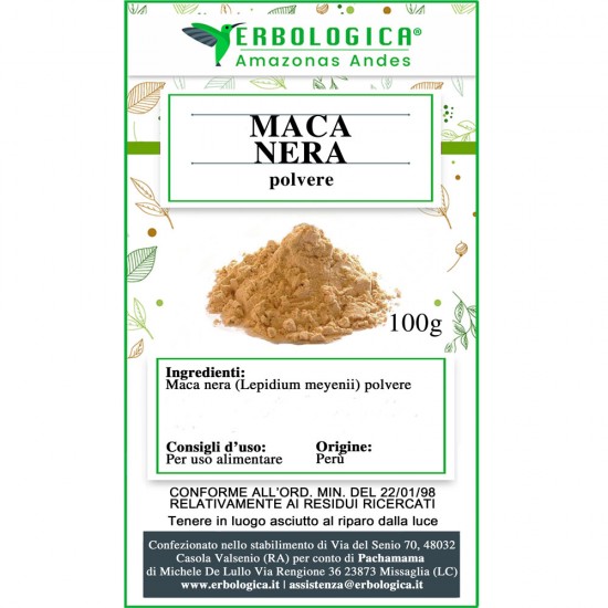 Black maca powder 100 gr