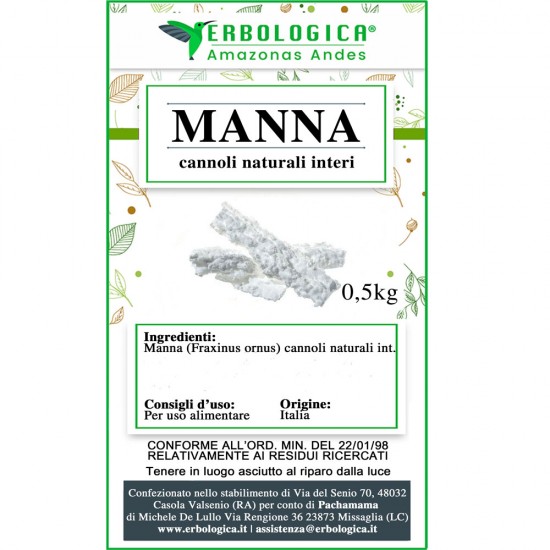 Manna Cannoli interi da 500g Manna Cannoli interi da 500g