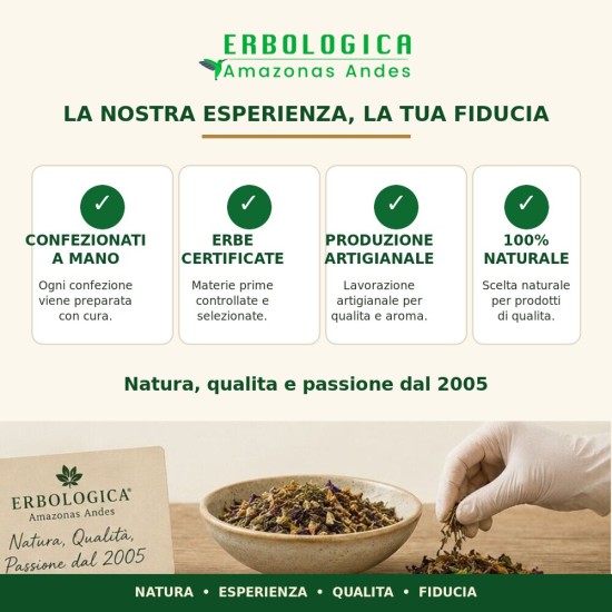 Confezione di aglio in granuli Erbologica Amazonas Andes da 500 g