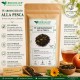 Tè alla pesca nero naturale con tè nero, pezzetti di pesca, fiori di calendula e aroma naturale di pesca