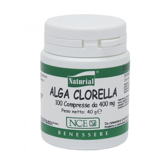 Alga clorella compresse