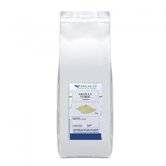 Argilla verde ventilata da 1kg Argilla verde ventilata da 1kg