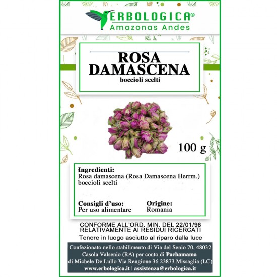 Rosa damascena tisana